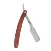 Vaguelly Manual Straight Barber Razor with Wood Handle Foldable Lightweight Shaving Tool for Men Durable Design for Beard Sideburns and Haircutting for Salon and Home Use view 1