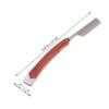 Vaguelly Manual Straight Barber Razor with Wood Handle Foldable Lightweight Shaving Tool for Men Durable Design for Beard Sideburns and Haircutting for Salon and Home Use view 3