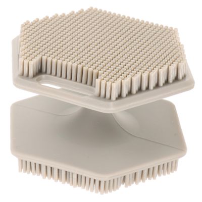Beaupretty Silicone Double Sided Face Brush Durable Facial Cleansing Scrubber Deep Cleanser for All Skin Types Soft Bristles Exfoliating Tool