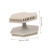 Beaupretty Silicone Double Sided Face Brush Durable Facial Cleansing Scrubber Deep Cleanser for All Skin Types Soft Bristles Exfoliating Tool view 2