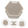 Beaupretty Silicone Double Sided Face Brush Durable Facial Cleansing Scrubber Deep Cleanser for All Skin Types Soft Bristles Exfoliating Tool view 3