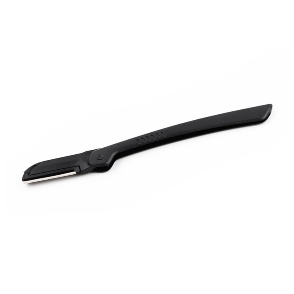 Mikinona 10pcs Folding Eyebrow Razor Trimmer Stainless Steel Eyebrow Makeup Tool Lightweight Non Slip Grip and Facial Hair Trimming at Home