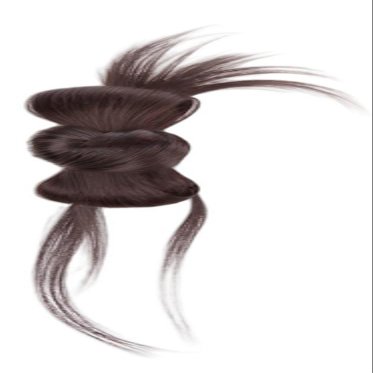 VVRPWASSLY Claw Clip in Bow Bun Chignon Hairpiece Fake Bun Ponytail Hair Extension Wig for Women Daily Party (Deep Brown)