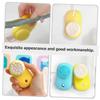 Baluue 2pcs Silicone Facial Cleansing Brush Dual Sided Manual Exfoliator for Deep Pore Cleaning and Massage Portable Lightweight Face Scrubber in Lemon Yellow and Sky Blue for Travel and view 2