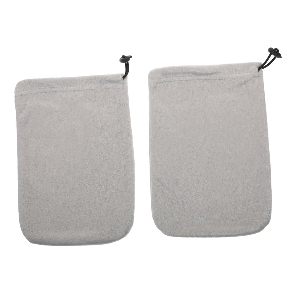 BUTIFULSIC Moisturizing Paraffin Wax Therapy Gloves Durable Heat Preservation Hand Covers Reusable Cotton Mittens for Beauty and Hand Care Gray Elastic Wrist