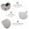 BUTIFULSIC Moisturizing Paraffin Wax Therapy Gloves Durable Heat Preservation Hand Covers Reusable Cotton Mittens for Beauty and Hand Care Gray Elastic Wrist view 3