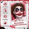 CAHIUYOA 3PCS Halloween Special Effects Makeup Kit - Washable Fake Blood Spray,Fake Blood Cream,Stipple Sponge, Face Body SFX Cosplay Kit for Vampire Zombie Clown Makeup view 3