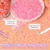 21000Pcs Light Pink Rhinestones for Bedazzling Kit, Mix Sizes Jelly Bedazzling Resin Gems, Pink AB Gems Bedazzling for Crafting, Flatback Resin Rhinestones for Craft DIY Face Makeup view 4
