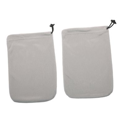 CATIEBYE Paraffin Wax Warming Mittens with Elastic Band Moisturizing Hand Therapy Covers for Hot Wax and Hand Care at Home Salon Gray Cotton Gloves
