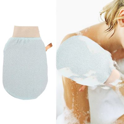 Exfoliating Glove, Deep Revive Glow Exfoliating Glove, Dual-Sided Body Scrub Mitt for Smooth Skin, Spa Quality Exfoliation for All Skin Types (Green)