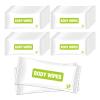 Body Wipes Individually Wrapped, 200 Pack Large Adult Bathing Wipes, No Rinse, Aloe Vera Extract, Odor Removal, for Fitness, Travel and Camping view 1