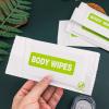 Body Wipes Individually Wrapped, 200 Pack Large Adult Bathing Wipes, No Rinse, Aloe Vera Extract, Odor Removal, for Fitness, Travel and Camping view 2