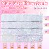 21000Pcs White AB Rhinestones for Bedazzling Kit, Mix Sizes Jelly Bedazzling Resin Gems, White Gems Bedazzling for Crafting, Flatback Resin Rhinestones for Craft DIY Face Makeup view 2