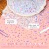 21000Pcs White AB Rhinestones for Bedazzling Kit, Mix Sizes Jelly Bedazzling Resin Gems, White Gems Bedazzling for Crafting, Flatback Resin Rhinestones for Craft DIY Face Makeup view 4