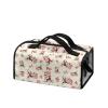 Micoklinlin Womens Hanging Travel Toiletry Kit Christmas Makeup Cosmetics Bag 4 Removable Storage Bags With Zipper Organize First Aid, Medicine, Personal Care, Bathroom, Palette Brush Holder view 2