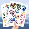 10 Sheets Soccer Temporary Tattoos for Teens - Football Sports Themed Fake Tattoo Stickers, Birthday Party Favors & Decorations (Soccer) view 3