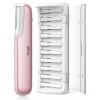Dermaplaning Tool for Women Face - Edge Technology Sonic Dermaplane Razor for Facial Exfoliation & Peach Fuzz Hair Removal with 10 Refill Blades (Pink) view 1