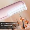 Dermaplaning Tool for Women Face - Edge Technology Sonic Dermaplane Razor for Facial Exfoliation & Peach Fuzz Hair Removal with 10 Refill Blades (Pink) view 4