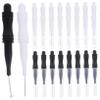 BUTIFULSIC 60 pcs Micro Eyebrow Brush Tool with Caps Compact Lightweight Brow Lamination Spoolies for Precise Hair Stroke Application Protective Dustproof Design for Professional and Personal view 1