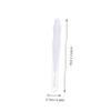 BUTIFULSIC 60 pcs Micro Eyebrow Brush Tool with Caps Compact Lightweight Brow Lamination Spoolies for Precise Hair Stroke Application Protective Dustproof Design for Professional and Personal view 2