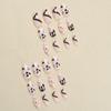 24Pcs Halloween Press on Nails White Cute Ghost Short Almond Fake Nails with Glue Black Heart Shaped Glue on Nails Glossy Acrylic Nails Reusable for Women Halloween Cute Nail Art Supplies view 3