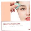 VICASKY 6pcs Portable Eyebrow Shavers with Stainless Steel Blades Fine Hair Trimmer for Womens Facial Hair Neck and Brow Shaping Includes Pearl White Green Purple Colors in Opp Bag view 2