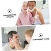 ETHZZLE Rechargeable Mini Electric Razor for Men Durable Aluminum Alloy Beard Trimmer with Flexible Mesh Head Washable Portable Shaver for Travel and Daily Use Green view 3