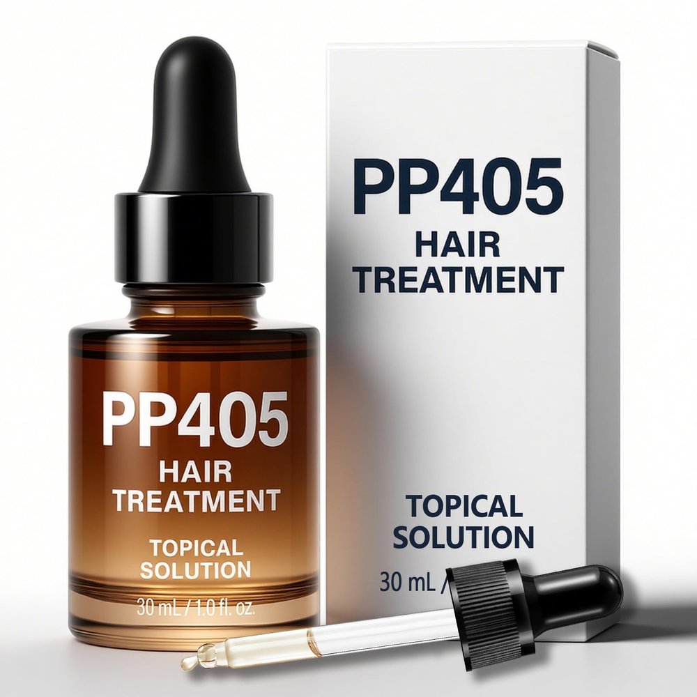 PP405 Hair Treatment Dropper Oil - for Men & Women Thinning & Receding Hair, Nourishes Scalp - 30ML