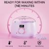 Rosepil Digital Wax Warmer - Beginner-Friendly Waxing Kit with Smart Temp Control, 6 Packs (3 Colors) Wax Beads for Targeted Hair Removal - Ideal for Body, Bikini, face, Home Salon Use view 2