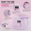 Rosepil Digital Wax Warmer - Beginner-Friendly Waxing Kit with Smart Temp Control, 6 Packs (3 Colors) Wax Beads for Targeted Hair Removal - Ideal for Body, Bikini, face, Home Salon Use view 3
