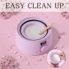 Rosepil Digital Wax Warmer - Beginner-Friendly Waxing Kit with Smart Temp Control, 6 Packs (3 Colors) Wax Beads for Targeted Hair Removal - Ideal for Body, Bikini, face, Home Salon Use view 4
