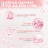 FluMisch Salmon DNA PDRN Facial Cleanser | Low pH Hydrating Daily Foaming Face Wash with Soft Massage Heads | PDRN, Collagen & LHA | Gentle Pore Care & Radiant, Balanced-Looking Skin | 4.23 oz view 2