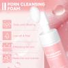 FluMisch Salmon DNA PDRN Facial Cleanser | Low pH Hydrating Daily Foaming Face Wash with Soft Massage Heads | PDRN, Collagen & LHA | Gentle Pore Care & Radiant, Balanced-Looking Skin | 4.23 oz view 3