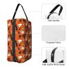 VTHXLOI Happy Halloween Pumpkin Travel Toiletry Bag Makeup Bag Waterproof Cosmetic Organizer Bag Bathroom Storage Bags for Women Men view 3