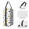 VTHXLOI Fruit Pineapple Travel Toiletry Bag Makeup Bag Waterproof Cosmetic Organizer Bag Bathroom Storage Bags for Women Men view 3