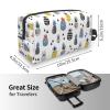 VTHXLOI Fruit Pineapple Travel Toiletry Bag Makeup Bag Waterproof Cosmetic Organizer Bag Bathroom Storage Bags for Women Men view 4