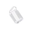 1Pc Portable Cosmetic Bag & Coin Pouch -Mini Travel Carry Zippered Square Mesh Storage(White). view 1