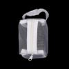 1Pc Portable Cosmetic Bag & Coin Pouch -Mini Travel Carry Zippered Square Mesh Storage(White). view 4