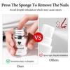 SUTOZMIWE Nail Glue Remover, 100ML Press on Nails Adhesive Remover with Sponge, Acrylic Nail Remover & Stainless Steel Cuticle Pusher, Gentle Fast Removal for Glue on Nail Tips view 4