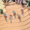 24Pcs Halloween Extra Long Fake Nails Skull Flower Press on Nails Pointed Almond Spider Web Reusable Cute Ghost Full Cover Acrylic Nails for Women Halloween Manicure Decoration Supplies view 4