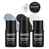 YBUETE Black White Grey Face Body Paint Stick Set with Translucent Setting Powder and 3 Sponges, Professional Full Coverage Face Painting for Adults Halloween Cosplay SFX Skeleton Monster Makeup view 1