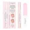 Manucurist Glossy Booster Duo  Nail Care Kit with Glycolic Exfoliating Peel & Nail Buffer Block  Natural Shiny Nails Without Polish  Instant Shine  Manicure Kit for Women view 1