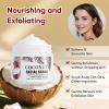 Facial Scrub & Face Exfoliator, Exfoliating Facial Wash with Coconut Facial Scrub Exfoliator - Spa Quality Exfoliating Mask, Deep Cleansing Face Wash Cleanser for Women view 4