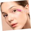 FOMIYES 4pcs Eyelash Brush Tubes with Diamond Keychain Portable Mascara Wands for Eyebrow and Lash Application Durable Plastic and Travel Friendly Makeup Tool view 2