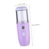 SHERCHPRY Nanometer Facial Mist Sprayer Portable Humidifier for Deep Skin Hydration and Moisturizing Compact Cool Mist Steamer for Travel Office and Daily Use Suitable for Women view 3