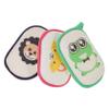 ASAKKURA 3 pcs Cartoon Bath Scrubber Sponge for Gentle Exfoliating Soft Bathing Sponge with Hanging Hook Mixed Colors view 1