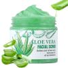 Facial Scrub & Face Exfoliator, Aloe Vera Exfoliating Facial Scrub & Cleanser for Smooth Skin, Face Exfoliator Gentle Pore Refining for Refresh Skin view 1