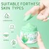 Facial Scrub & Face Exfoliator, Aloe Vera Exfoliating Facial Scrub & Cleanser for Smooth Skin, Face Exfoliator Gentle Pore Refining for Refresh Skin view 2