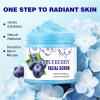 Facial Scrub, Blueberry Facial Scrub & Face Exfoliator, Facial Exfoliating Scrub Anti Aging, Oil Control, Deeping Cleansing Face Wash Cleanser Facial Scrubs for Women view 2
