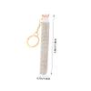 HAPINARY Portable Lash Wand with Crystal Handle Multifunctional Eyelash Brush for Mascara Application and Lash Separation Compact Travel Cosmetic Brush with Keyring Gentle and Easy to Clean view 2